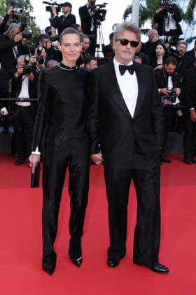 Cannes Fatherland Red Carpet JD Pawel Pawlikowski and Malgosia Bela attends the red carpet screening of Fatherland during the 79th Cannes Film Festival in Cannes on May 14, 2026. Photo by Jerome Dominé ABACAPRESS.COM Cannes France  Copyright: xDominexJerome ABACAx