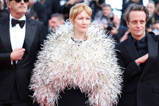Cannes Fatherland Red Carpet JD Sandra Huller and August Diehl attends the red carpet screening of Fatherland during the 79th Cannes Film Festival in Cannes on May 14, 2026. Photo by Jerome Dominé ABACAPRESS.COM Cannes France  Copyright: xDominexJerome ABACAx