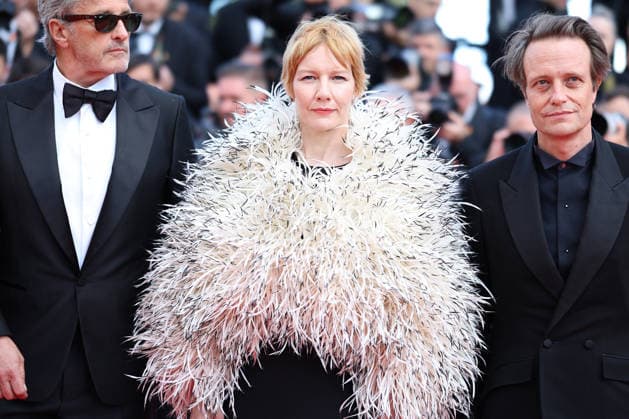 Cannes Fatherland Red Carpet JD Sandra Huller and August Diehl attends the red carpet screening of Fatherland during the 79th Cannes Film Festival in Cannes on May 14, 2026. Photo by Jerome Dominé ABACAPRESS.COM Cannes France  Copyright: xDominexJerome ABACAx