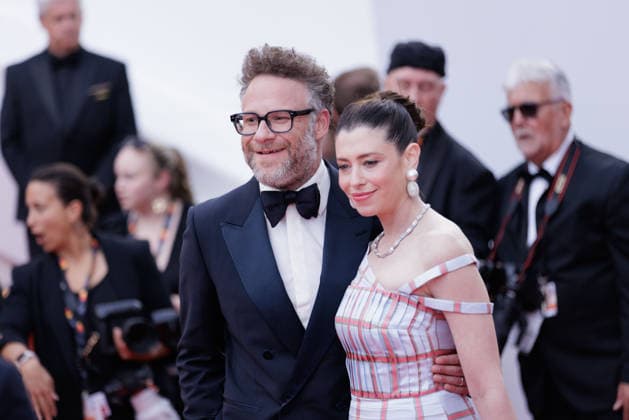 May 14, 2026, Cannes, France: Seth Rogen and Lauren Miller Rogen attend the red carpet of Fatherland at the 79th Cannes Film Festival. Cannes France - ZUMAs197 20260514_aaa_s197_125 Copyright: xMarcoxBaradax