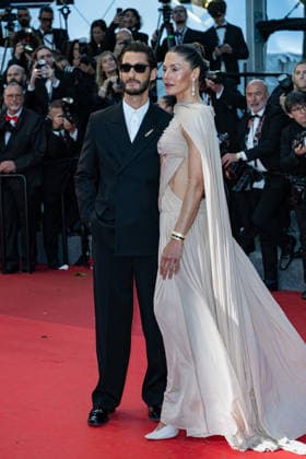 Cannes Histoires Paralleles Screening NG Natasha Andrews and Pierre Niney attending the ‘Histoires Paralleles (Parallel Tales)’ Screening and Red Carpet at Palais Des Festivals in Cannes, France on May 14 2026 as part of the 79th Cannes Film Festival. Photo by Nicolas Genin ABACAPRESS.COM Cannes France  Copyright: xGeninxNicolas ABACAx