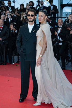 Cannes Histoires Paralleles Screening NG Natasha Andrews and Pierre Niney attending the ‘Histoires Paralleles (Parallel Tales)’ Screening and Red Carpet at Palais Des Festivals in Cannes, France on May 14 2026 as part of the 79th Cannes Film Festival. Photo by Nicolas Genin ABACAPRESS.COM Cannes France  Copyright: xGeninxNicolas ABACAx