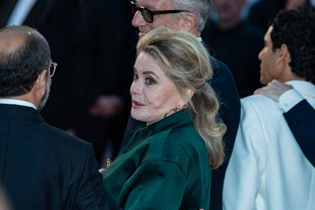 Cannes Histoires Paralleles Screening NG Catherine Deneuve attending the ‘Histoires Paralleles (Parallel Tales)’ Screening and Red Carpet at Palais Des Festivals in Cannes, France on May 14 2026 as part of the 79th Cannes Film Festival. Photo by Nicolas Genin ABACAPRESS.COM Cannes France  Copyright: xGeninxNicolas ABACAx