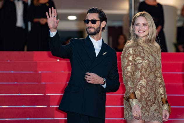Cannes Histoires Paralleles Screening NG Pierre Niney and Virginie Efira attending the ‘Histoires Paralleles (Parallel Tales)’ Screening and Red Carpet at Palais Des Festivals in Cannes, France on May 14 2026 as part of the 79th Cannes Film Festival. Photo by Nicolas Genin ABACAPRESS.COM Cannes France  Copyright: xGeninxNicolas ABACAx