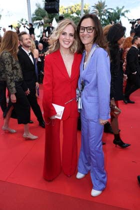 Cannes - Histoires Paralleles (Parallel Tales) Red Carpet Claire Arnoux and Clara Paban at the Histoires Paralleles (Parallel Tales) screening red carpet during the 79th annual Cannes Film Festival at Palais des Festivals on May 14, 2026 in Cannes, France. Photo by Jerome Domine ABACAPRESS.COM Cannes France  Copyright: xDominexJerome ABACAx