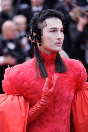 May 14, 2026, Cannes, France: A guest attends the red carpet of Fatherland at the 79th Cannes Film Festival. Cannes France - ZUMAs197 20260514_aaa_s197_161 Copyright: xMarcoxBaradax