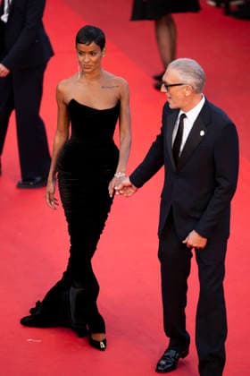 Cannes Histoires Paralleles Red Carpet EB French actor Vincent Cassel and his partner Brazilian model Narah Baptista arrive for the screening of the film Histoires Paralleles (Parallel Tales) at the 79th edition of the Cannes Film Festival in Cannes, southern France on May 14, 2026.Photo by Eliot Blondet ABACAPRESS.COM Cannes France France  Copyright: xBlondetxEliot ABACAx