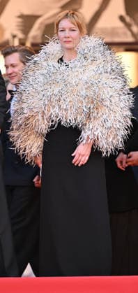 79th Cannes Film Festival: Fatherland screening CANNES, FRANCE - MAY 14: German actress Sandra Huller leaves after the screening of the film Fatherland at the 79th edition of the Cannes Film Festival in Cannes, France on May 14, 2026. Mustafa Yalcin Anadolu Cannes France. Editorial use only. Please get in touch for any other usage.  Copyright: x2026xAnadoluxMustafaxYalcinx