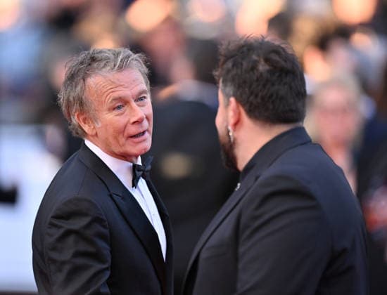 79th Cannes Film Festival: Histoires Paralleles (Parallel Tales) screening CANNES, FRANCE - MAY 14: French actor Franck Dubosc (L) and French actor Artus (R) arrive for the screening of the film Histoires Paralleles (Parallel Tales) at the 79th edition of the Cannes Film Festival in Cannes, France on May 14, 2026. Mustafa Yalcin Anadolu Cannes France. Editorial use only. Please get in touch for any other usage.  Copyright: x2026xAnadoluxMustafaxYalcinx
