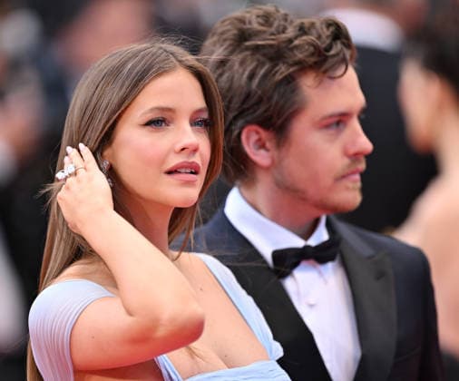 79th Cannes Film Festival: Histoires Paralleles (Parallel Tales) screening CANNES, FRANCE - MAY 14: Hungarian model Barbara Palvin (L) and US actor Dylan Sprouse (R) arrive for the screening of the film Histoires Paralleles (Parallel Tales) at the 79th edition of the Cannes Film Festival in Cannes, France on May 14, 2026. Mustafa Yalcin Anadolu Cannes France. Editorial use only. Please get in touch for any other usage.  Copyright: x2026xAnadoluxMustafaxYalcinx