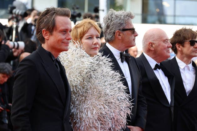 79eme Festival International du Film de Cannes Montee des marches du film Fatherland 79th Cannes Film Festival Red carpet of the film Fatherland August Diehl, Sandra Huller, Pawel Pawlikowski and Hanns Zischler 456023 2026 05 14 Cannes France  Copyright: xIsabellexVautierx xStarfacex STAR_456023_006