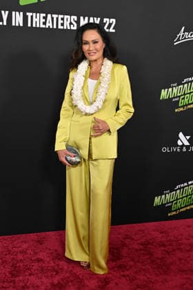 ˜Star Wars: The Mandalorian and Grogu™ World Premiere Tia Carrere arriving to Star Wars: The Mandalorian and Grogu world premiere held at the TCL Chinese Theatre on May 14, 2026 in Hollywood, CA. Hollywood TCL Chinese Theatre California USA Copyright: xLisaxOConnorx xAFF-USA.comx