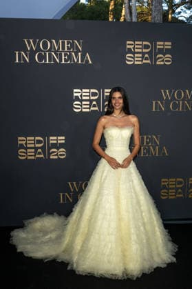 Cannes - Women In Cinema Gala Arrivals AAR Sara Sampaio attends ‘Women In Cinema’ gala party, organized by Jeddah’s ‘Red Sea Film Festival’, as part of the 79th Cannes Film Festival, at Eden Roc hotel in Cap d’Antibes, near Cannes, France, on May 14, 2026. Photo by Ammar Abd Rabbo ABACAPRESS.COM Cannes France  Copyright: xAbdxRabboxAmmar ABACAx
