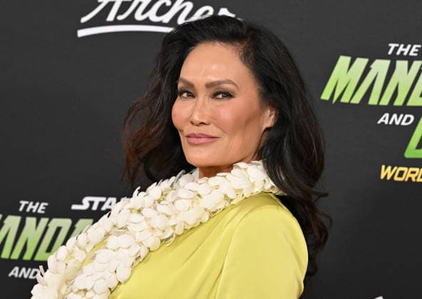 ˜Star Wars: The Mandalorian and Grogu™ World Premiere Tia Carrere arriving to Star Wars: The Mandalorian and Grogu world premiere held at the TCL Chinese Theatre on May 14, 2026 in Hollywood, CA. Hollywood TCL Chinese Theatre California USA Copyright: xLISAxOConnorx xAFF-USA.comx