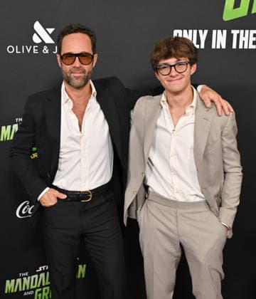 ˜Star Wars: The Mandalorian and Grogu™ World Premiere Chris Diamantopoulos and Rex Diamantopoulos arriving to Star Wars: The Mandalorian and Grogu world premiere held at the TCL Chinese Theatre on May 14, 2026 in Hollywood, CA. Hollywood TCL Chinese Theatre California USA Copyright: xLISAxOConnorx xAFF-USA.comx