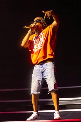 LIL JON performs during the opening act before Pitbull performs on stage during the I AM BACK tour at the iTHINK Financial Amphitheater in West Palm Beach, Florida on Thursday, May 14, 2026.  MIA20260515128 GARYxIxROTHSTEIN
