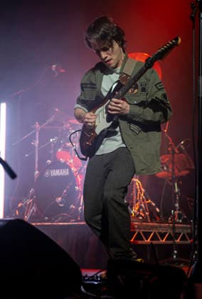 Matteo Mancuso at Islington Assembly Hall 14 05 2026 Matteo Mancuso performs live on stage at Islington Assembly Hall in London on 14th May 2026. Matteo Mancuso guitars, Riccardo Oliva bass, Gianluca Pellerito drums., Credit:Zoran Veselinovic Avalon UK, London, Islington Assembly Hall  Copyright: xZoranxVeselinovicx xAvalonx 1099087788
