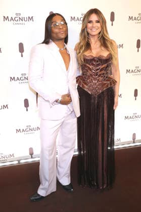 Law Roach and Heidi Klum at the House of Magnum afterparty during the Festival de Cannes 2026 79 Cannes International Film Festival at the Palais Sté phanie Beach Cannes, 14 05 2026 Foto:xD.xBedrosianx xFuturexImagex maagnum_6558