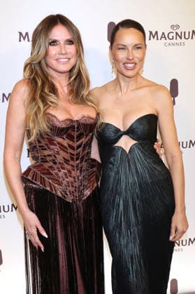 Heidi Klum and Adriana Lima at the House of Magnum afterparty during the Festival de Cannes 2026 79 Cannes International Film Festival at the Palais Stéphanie Beach Cannes, 14 05 2026 Foto:xD.xBedrosianx xFuturexImagex maagnum_6578