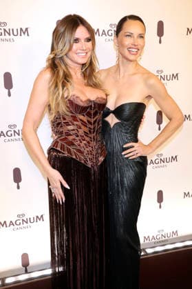 Heidi Klum and Adriana Lima at the House of Magnum afterparty during the Festival de Cannes 2026 79 Cannes International Film Festival at the Palais Stéphanie Beach Cannes, 14 05 2026 Foto:xD.xBedrosianx xFuturexImagex maagnum_6579
