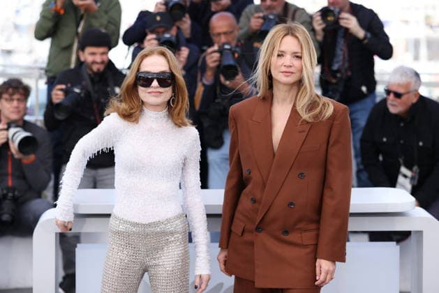 Cannes - Histoires Paralleles Photocall Virginie Efira and Isabelle Huppert attending the Histoires Paralleles photocall during the 79th Cannes Film Festival in Cannes, France on May 15, 2026. Photo by ABACAPRESS.COM Cannes France  Copyright: xDominexJerome ABACAx