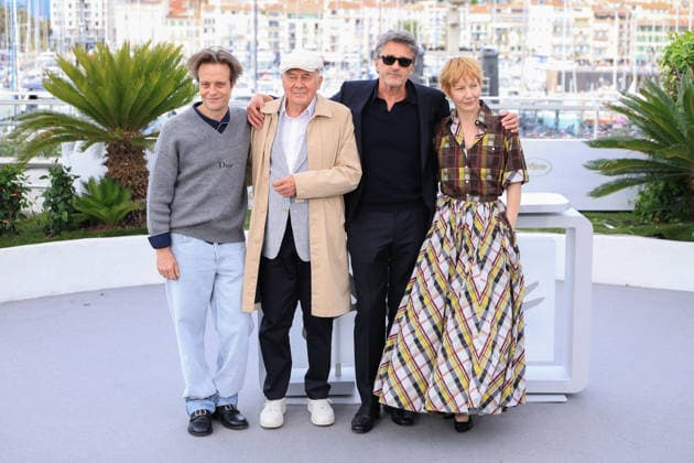 Cannes - Fatherland Photocall Pawel Pawlikowski, August Diehl, Hanns Zischler and Sandra Huller attending the Fatherland photocall during the 79th Cannes Film Festival in Cannes, France on May 15, 2026. Photo by ABACAPRESS.COM Cannes France  Copyright: xDominexJerome ABACAx
