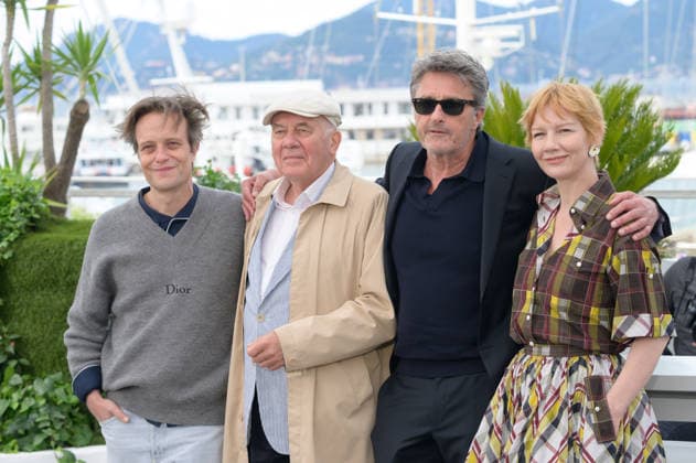 Fatherland Photocall at 79th Festival de Cannes - Cannes, France CANNES, FRANCE. May 15, 2026: August Diehl, Hanns Zischler, Pawel Pawlikowski & Sandra Huller at the photocall for Fatherland at the 79th Festival de Cannes. Picture: Paul Smith Featureflash Cannes France  Copyright: xPaulxSmithx xFeatureflashx