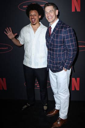 Netflix Upfront 2026 MANHATTAN, NEW YORK CITY, NEW YORK, USA - MAY 13: Eric Andre and John Cena arrive at the Netflix Upfront 2026 held at Sunset Pier 94 Studios on May 13, 2026 in Manhattan, New York City, New York, United States. New York City Sunset Pier 94 Studios New York United States Copyright: xImagexPressxAgencyx