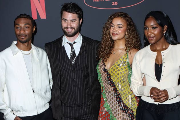 Netflix Upfront 2026 MANHATTAN, NEW YORK CITY, NEW YORK, USA - MAY 13: Jonathan Daviss, Chase Stokes, Madison Bailey and Carlacia Grant arrive at the Netflix Upfront 2026 held at Sunset Pier 94 Studios on May 13, 2026 in Manhattan, New York City, New York, United States. New York City Sunset Pier 94 Studios New York United States Copyright: xImagexPressxAgencyx
