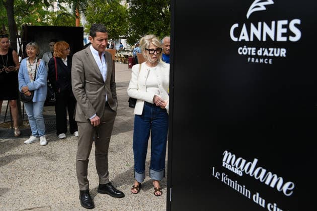 Opening of the photography exhibition 20 Years of Fashion and Cinema in the presence of David Lisnard, Mayor of Cannes and Anne Florence Schmitt, Editorial Director of Madame Figaro during the 79th Cannes International Film Festival on May 15, 2026 To mark the 20th anniversary of Madame Figaros presence at the Cannes Film Festival, Cannes Town Hall, in partnership with the magazine, is offering from May 12 to 23, 2026, on the Cours Félix Faure, Lionel Urman Bestimage Opening of the photography exhibition 20 Years of Fashion and Cinema in the presence of David Lisnard, Mayor of Cannes and Anne Florence Schmitt, Editor in Chief of Madame Figaro during the 79th Cannes International Film Festival on May 15, 2026 To mark 20 years of Madame Figa Copyright: xLIONELxURMANxx xBESTIMAGExLIONELxURMANxx xBESTIMAGEx