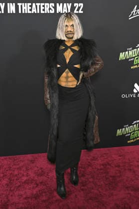 Snitchery at the world premiere of the movie Star Wars The Mandalorian and Grogu at the TCL Chinese Theatre Los Angeles, 014 05 2026 Foto:xD.xStarbuckx xFuturexImagex mandalorian_worldpremiere_6574