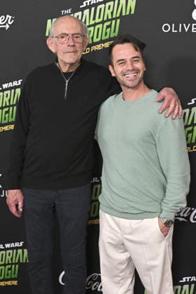 Christopher Lloyd and Daniel Logan at the world premiere of the movie Star Wars The Mandalorian and Grogu at the TCL Chinese Theatre Los Angeles, 014 05 2026 Foto:xD.xStarbuckx xFuturexImagex mandalorian_worldpremiere_6589
