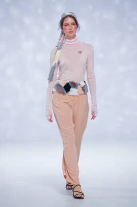 Australian Fashion Week 2026 - Runway - Ngali A model walks the runway during the Ngali Wander with Wonder Runway show at Australian Fashion Week 2026 at the Museum of Contemporary Art on May 15, 2026 in Sydney, Australia., Credit:IOIO IMAGES IOIO Avalon Australia, New South Wales, Sydney, Museum of Contemporary Art  Copyright: xIOIOxIMAGESx xIOIOx xAvalonx 1099146015