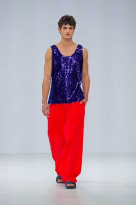 Australian Fashion Week 2026 - Runway - Gary Bigeni A model walks the runway during the Gary Bigeni show at Australian Fashion Week 2026 at the Museum of Contemporary Art on May 15, 2026 in Sydney, Australia., Credit:IOIO IMAGES IOIO Avalon Australia, New South Wales, Sydney, Museum of Contemporary Art  Copyright: xIOIOxIMAGESx xIOIOx xAvalonx 1099144525