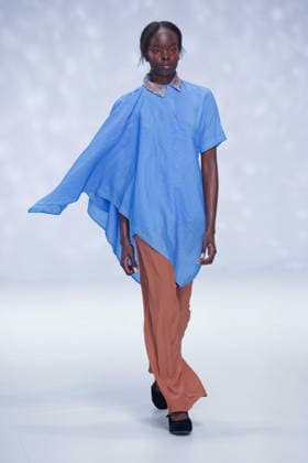 Australian Fashion Week 2026 - Runway - Ngali A model walks the runway during the Ngali Wander with Wonder Runway show at Australian Fashion Week 2026 at the Museum of Contemporary Art on May 15, 2026 in Sydney, Australia., Credit:IOIO IMAGES IOIO Avalon Australia, New South Wales, Sydney, Museum of Contemporary Art  Copyright: xIOIOxIMAGESx xIOIOx xAvalonx 1099145520