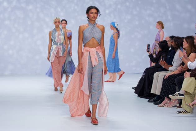 Australian Fashion Week 2026 - Runway - Ngali Models walk the runway during the Ngali Wander with Wonder Runway show at Australian Fashion Week 2026 at Museum of Contemporary Art on May 15, 2026 in Sydney, Australia., Credit:IOIO IMAGES IOIO Avalon Australia, New South Wales, Sydney, Museum of Contemporary Art  Copyright: xIOIOxIMAGESx xIOIOx xAvalonx 1099146243