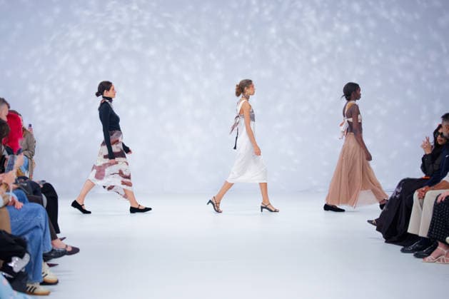 Australian Fashion Week 2026 - Runway - Ngali A model walks the runway during the Ngali Wander with Wonder Runway show at Australian Fashion Week 2026 at the Museum of Contemporary Art on May 15, 2026 in Sydney, Australia., Credit:IOIO IMAGES IOIO Avalon Australia, New South Wales, Sydney, Museum of Contemporary Art  Copyright: xIOIOxIMAGESx xIOIOx xAvalonx 1099146273
