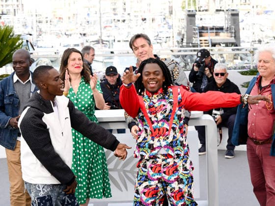 IPA84713580 - Cannes, 79th Cannes Film Festival 2026, Day 4 - Photocall Film Congo. Pictured are Rafiki Fariala, Bradley Fiomona Dembeasset  Copyright: xAlbertoxTerenghix xPoolxPhotoxEventsx07x 84713580