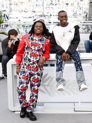 IPA84713589 - Cannes, 79th Cannes Film Festival 2026, Day 4 - Photocall Film Congo. Pictured are Rafiki Fariala, Bradley Fiomona Dembeasset  Copyright: xAlbertoxTerenghix xPoolxPhotoxEventsx07x 84713589