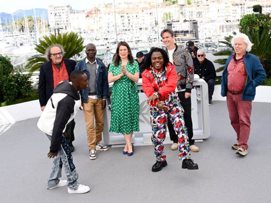 IPA84713579 - Cannes, 79th Cannes Film Festival 2026, Day 4 - Photocall Film Congo. Pictured are Rafiki Fariala, Bradley Fiomona Dembeasset  Copyright: xAlbertoxTerenghix xPoolxPhotoxEventsx07x 84713579