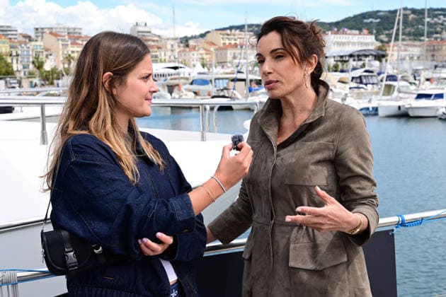 Presentation of the 5th Ecoprod Prize in the presence of Aure Atika, jury president, on the Blue Panda boat on Friday, May 15th, during the 79th Cannes Film Festival 2026 Romain Doucelin Bestimage Cannes France  Copyright: xRomainxDoucelinx xBestimagexRomainxDoucelinx xBestimagex