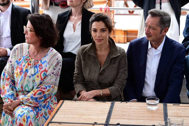 Presentation of the 5th Ecoprod Prize in the presence of Aure Atika, jury president, on the Blue Panda boat on Friday, May 15th, during the 79th Cannes Film Festival 2026 Romain Doucelin Bestimage Cannes France  Copyright: xRomainxDoucelinx xBestimagexRomainxDoucelinx xBestimagex