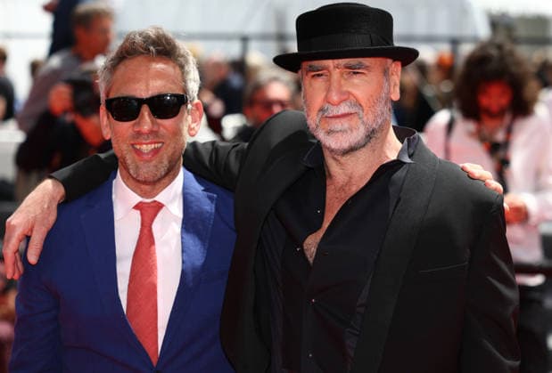 May 15, 2026, Cannes, Cote D azur, France: ERIC CANTONA and a guest on the red carpet for the screening of ALL OF A SUDDEN at the 79th Annual Cannes Film Festival at Palais des Festivals in Cannes, France Cannes France  - ZUMAc179 20260515_zep_c179_060 Copyright: xMickaelxChavetx