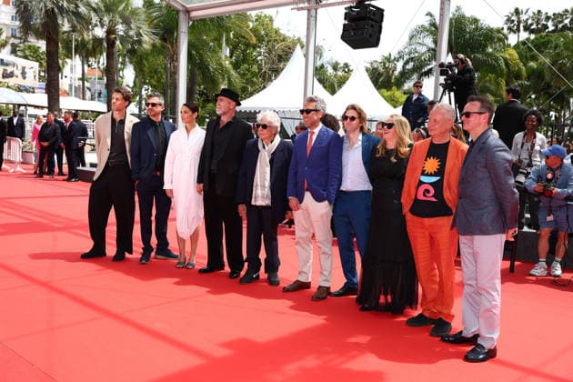 May 15, 2026, Cannes, Cote D azur, France: ERIC CANTONA, RACHIDA BRAKNI, DAVID TRYHORN and BEN NICHOLAS on the red carpet for the screening of ALL OF A SUDDEN at the 79th Annual Cannes Film Festival at Palais des Festivals in Cannes, France Cannes France  - ZUMAc179 20260515_zep_c179_061 Copyright: xMickaelxChavetx