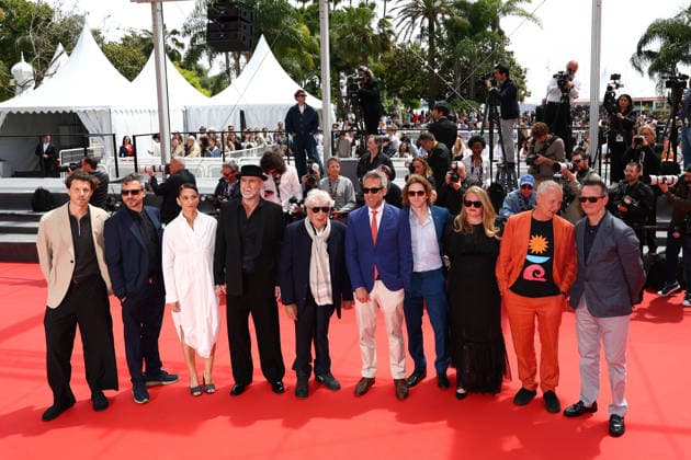 May 15, 2026, Cannes, Cote D azur, France: ERIC CANTONA, RACHIDA BRAKNI, DAVID TRYHORN and BEN NICHOLAS on the red carpet for the screening of ALL OF A SUDDEN at the 79th Annual Cannes Film Festival at Palais des Festivals in Cannes, France Cannes France  - ZUMAc179 20260515_zep_c179_063 Copyright: xMickaelxChavetx