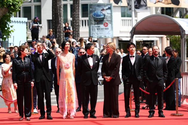 May 15, 2026, Cannes, Cote D azur, France: JEAN-CHARLES CLICHET, MARIE BUNEL, VIRGINIE EFIRA, RYUSUKE HAMAGUCHI, TAO OKAMOTO, KODAI KUROSAKI and KYOZO NAGATSUKA on the red carpet for the screening of ALL OF A SUDDEN at the 79th Annual Cannes Film Festival at Palais des Festivals in Cannes, France Cannes France - ZUMAc179 20260515_zep_c179_072 Copyright: xMickaelxChavetx