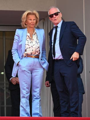 IPA84716411 - Cannes, 79th Cannes Film Festival 2026, evening 4 - red carpet of SOUDAIN (ALL OF A SUDDEN). Pictured: Iris Knobloch, Thierry Fremaux  Copyright: xManuelexMangiarottix xPoolxPhotoxEventsx07x 84716411