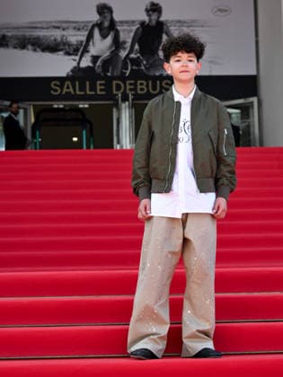 IPA84718080 - Cannes, 79th Cannes Film Festival 2026, Day 4 - Red Carpet Film Club Kid. Pictured is Reggie Absolom  Copyright: xSimonexComix xPoolxPhotoxEventsx07x 84718080