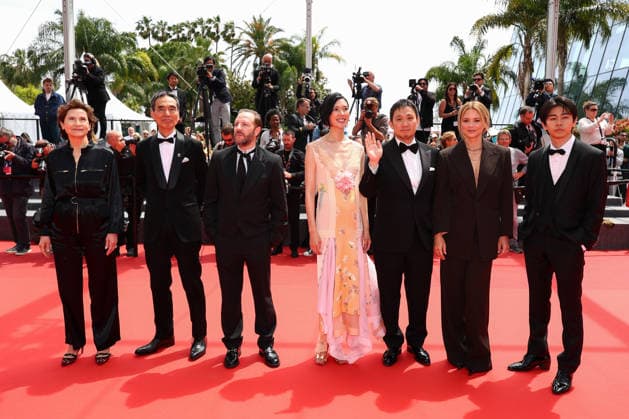 May 15, 2026, Cannes, Cote D azur, France: JEAN-CHARLES CLICHET, MARIE BUNEL, VIRGINIE EFIRA, RYUSUKE HAMAGUCHI, TAO OKAMOTO, KODAI KUROSAKI and KYOZO NAGATSUKA on the red carpet for the screening of ALL OF A SUDDEN at the 79th Annual Cannes Film Festival at Palais des Festivals in Cannes, France Cannes France - ZUMAc179 20260515_zep_c179_092 Copyright: xMickaelxChavetx