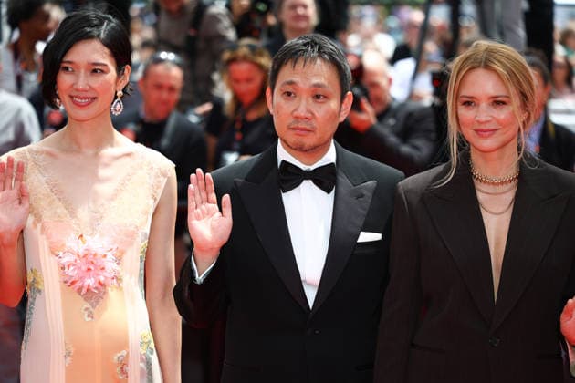 May 15, 2026, Cannes, Cote D azur, France: TAO OKAMOTO, RYUSUKE HAMAGUCHI and VIRGINIE EFIRA on the red carpet for the screening of ALL OF A SUDDEN at the 79th Annual Cannes Film Festival at Palais des Festivals in Cannes, France Cannes France - ZUMAc179 20260515_zep_c179_093 Copyright: xMickaelxChavetx